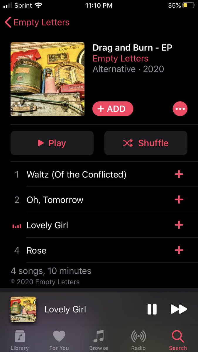 EmptyLetters417's tweet photo. DRAG AND BURN IS NOW AVAILABLE ON SPOTIFY AND APPLE MUSIC. GIVE IT A LISTEN AND WE WILL LOVE YOU FOREVER.
-
-
-
-
-
-
-
“Drag and Burn” OUT NOW.
#music #indierock #indiealternative #emo #grunge #goth #rock #sad #emptyletters #acoustic #undergroundmusic #rockmusic https://t.co/zvivjV4fou