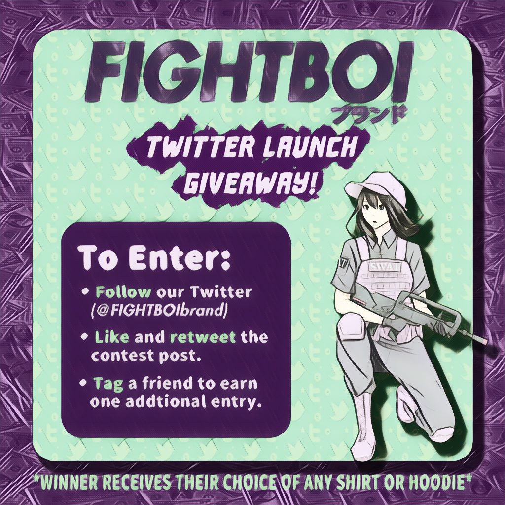 FIGHTBOIbrand's tweet photo. To celebrate the launch of our Twitter page (finally 😅), we decided to do a giveaway!

🔸Winner will be chosen on 7/18
🔸Prize is any shirt or hoodie on our website.
🔸All info below ⤵️⤵️⤵️

Good luck 😈💚 https://t.co/bK3KTdnj1v