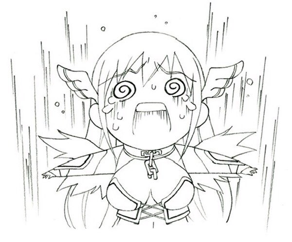 そらおとのアストレア。
SD用設定より。
彼女のSD登場率は智樹に次いで多い気が。 