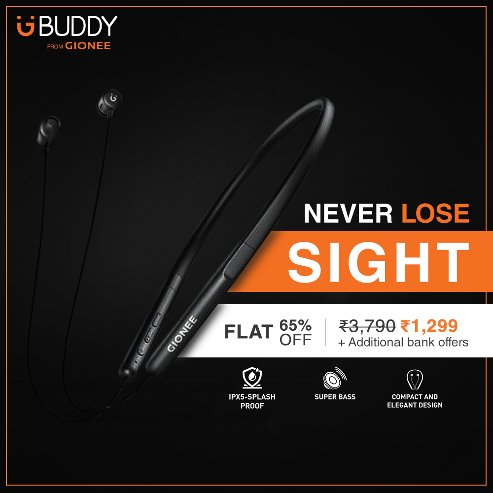 GioneeIndia's tweet photo. The #Gbuddy Wireless Sweat Proof Sports Stereo Neckband comes with magnetic earbuds so you never lose it when you wear it. Know more about this neckband here: https://t.co/6tfaO6y8Cf
#Gionee #neckband #wireless #sweatresistant #superbass https://t.co/8AoCbhVJNp