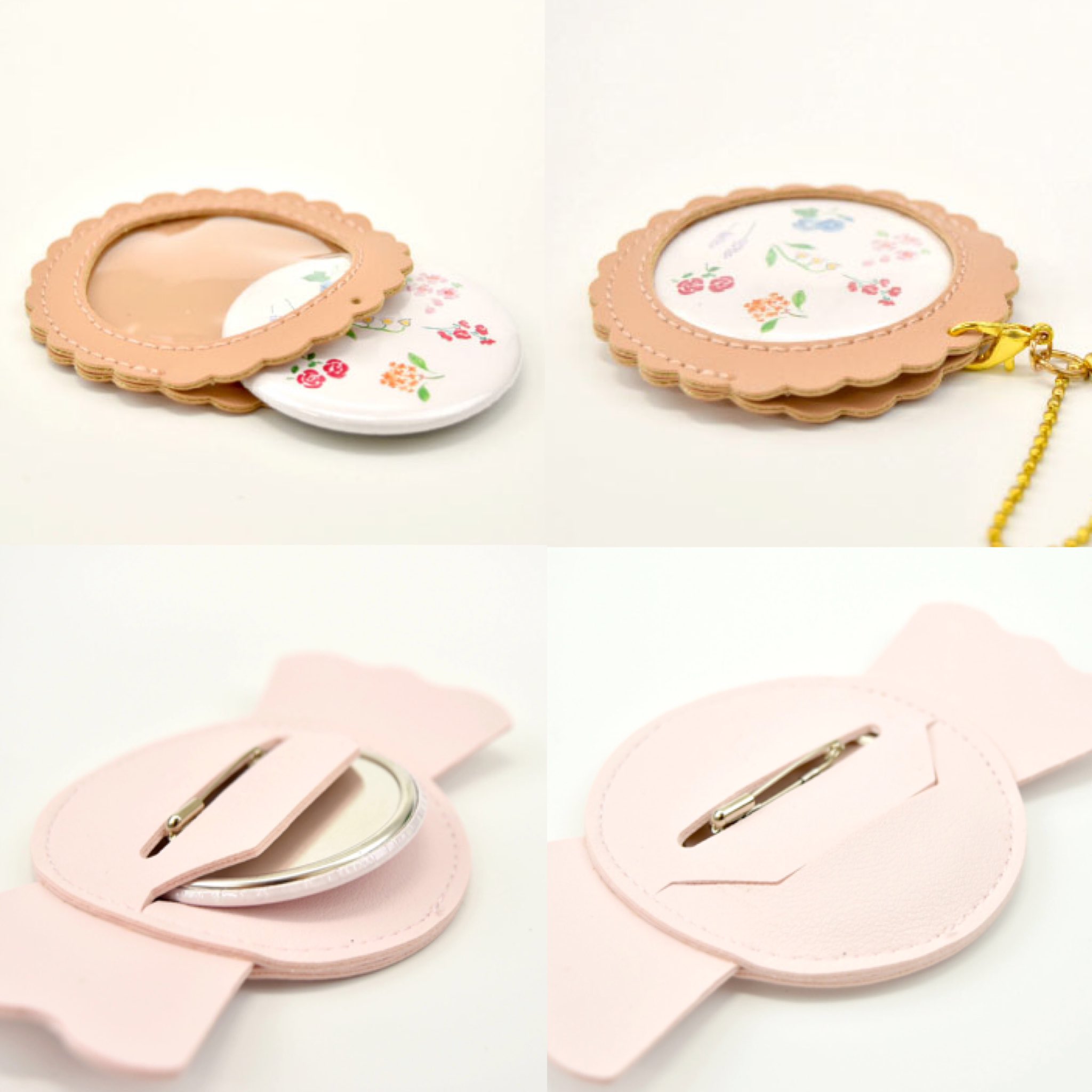 Fukuya Online フクヤオンライン Fanfancy Sweets Shop キャンディー ビスケットデザインがかわいい缶バッジホルダーのご予約は本日まで 痛バ に付けて推しを可愛くアピール出来る缶バッジカバー レザー風でしっかりめの生地なので大切な缶