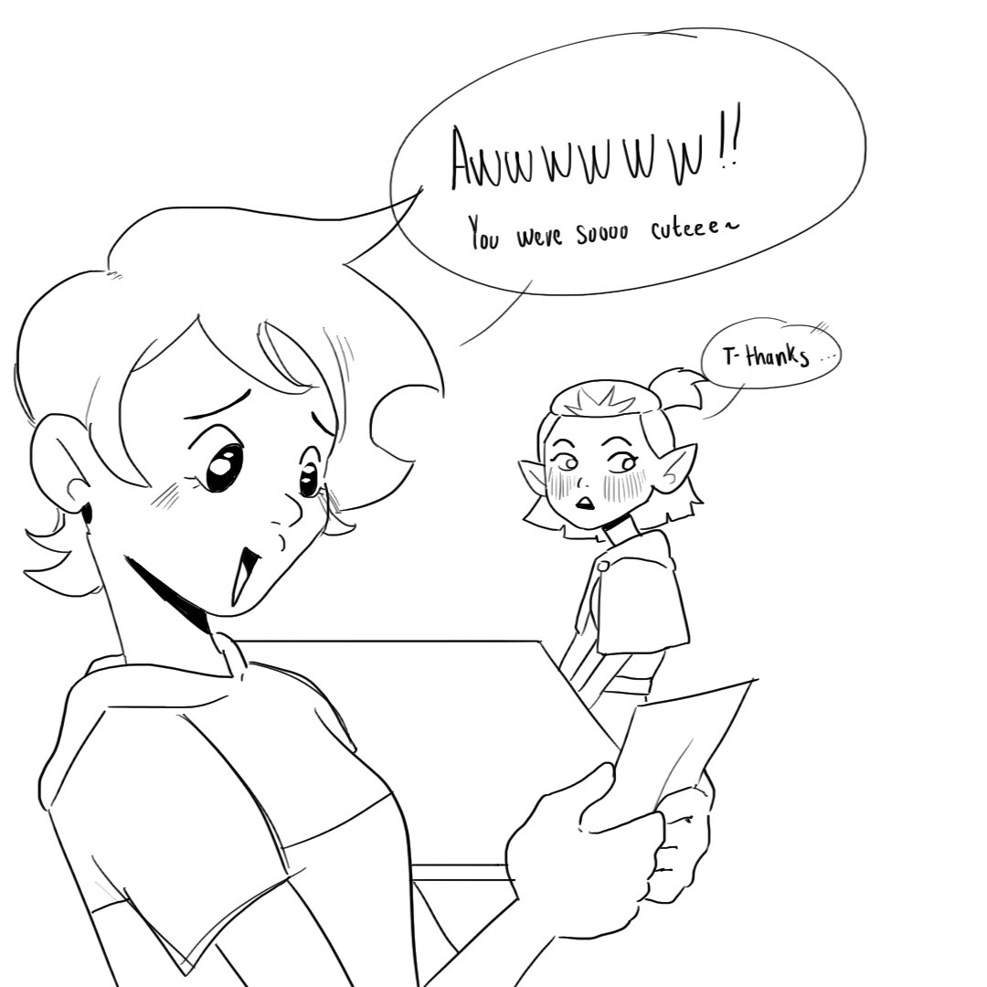 themattfire's tweet photo. So it was intended as a happy photo of bby Amity but... I couldn't resist the joke 
#TheOwlHouse #AmityBlight #lumity https://t.co/56bQjOawBp
