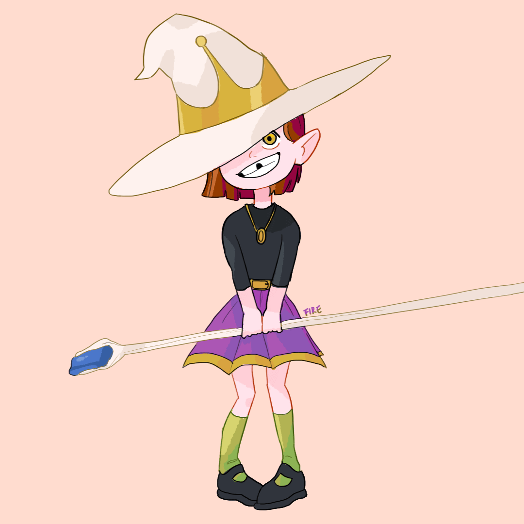 themattfire's tweet photo. So it was intended as a happy photo of bby Amity but... I couldn't resist the joke 
#TheOwlHouse #AmityBlight #lumity https://t.co/56bQjOawBp