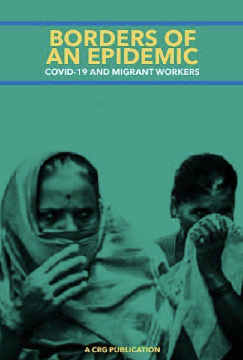 Finished this 150 page book on the implications of  #COVID19 on migrant work force & the economy in India. It’s a collection of reflections & reports. Short book but really powerful messages. Special thanks to  @nadsjalil for the reading list.Will be highlighting some paragraphs.