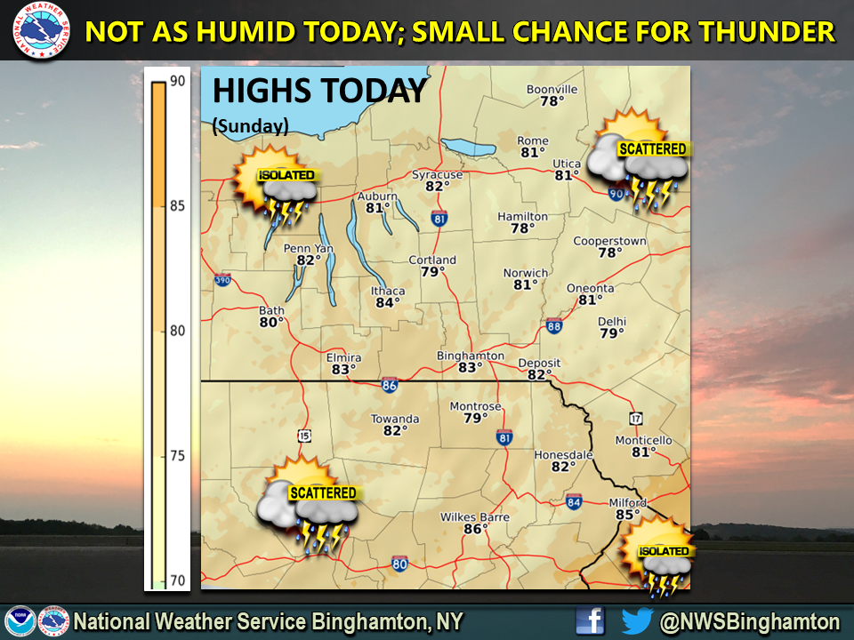 A fairly average Sunday #pawx #nywx for mid July.  A few storms around this afternoon, but they are not expected to be strong. Dry most of the time; also less humid compared to recent days.