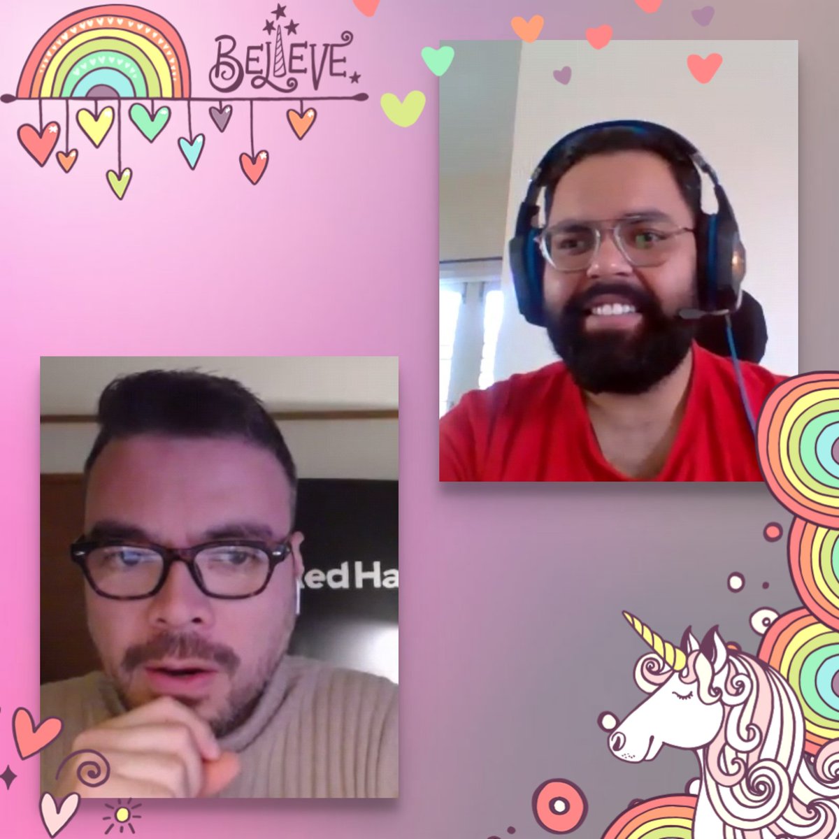 smileguptaaa's tweet photo. This week we practiced Conversation Staters at #LetsCheers 💕 Thankyou @qlaureijs for an amazing one and cheers to @rhcasharma for adding one more feather in the hat. #sundayvibes  #redhat #podcast #session #postivity #smilegupta #gouravsharma #AcademicTwitter https://t.co/1Jawb0oXIb