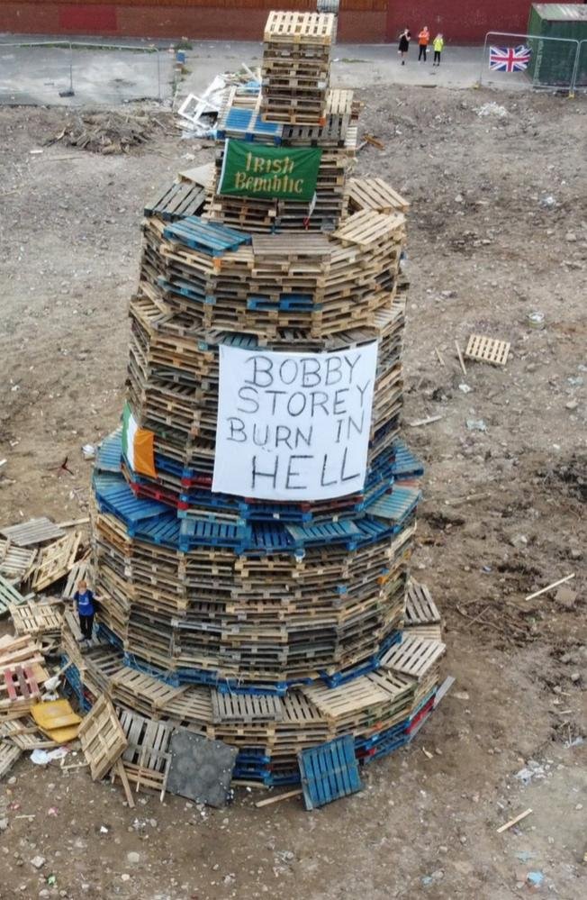 Hope the media are as quick to report on this as Bobby Storey's funeral, which I attended and make no apologies for attending.