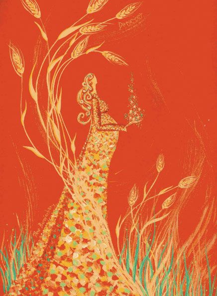 Sexuality, for Demeter, is for children. She may often have puritanical views towards sex. For most Demeter women the most sensual experience is actually the moment when they breastfeed their children. She may feel powerful, like a goddess on her throne while feeding her infant.