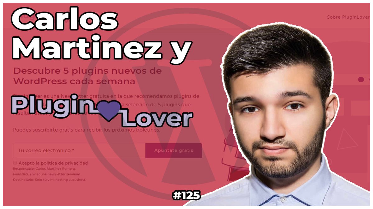 WPdesdeZero's tweet photo. 📣 #125 
▶️ Carlos Martínez y https://t.co/qa4FiYaJRS
#Plugins #PluginLovers #podcast #wordpress https://t.co/7Yz95LfPWC https://t.co/rQJowXHqLW