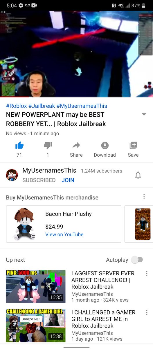 Myusernamesthis Use Code Bacon On Twitter New Video New Powerplant May Be Best Robbery Yet Roblox Jailbreak Https T Co Cxidrgkfdu - how to rob the jailbreak power plant roblox youtube