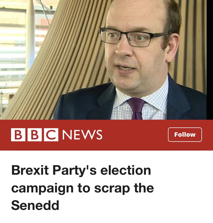 Would you ever move to another country then become the leader of a political party that seeks to abolish the parliament of that country? Who would do that?