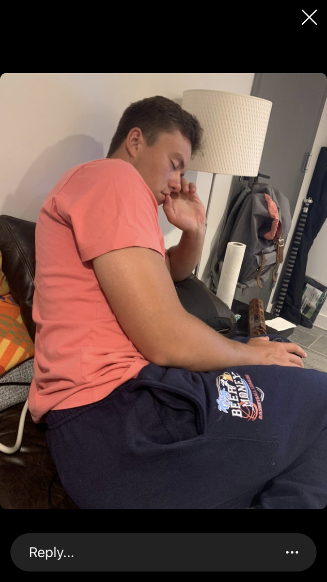 The_BMBL's tweet photo. Big shot sharry go sleepy bye??? And this kid is playing on bmbl Sunday??? #sleepybye https://t.co/fetrMWCKTr