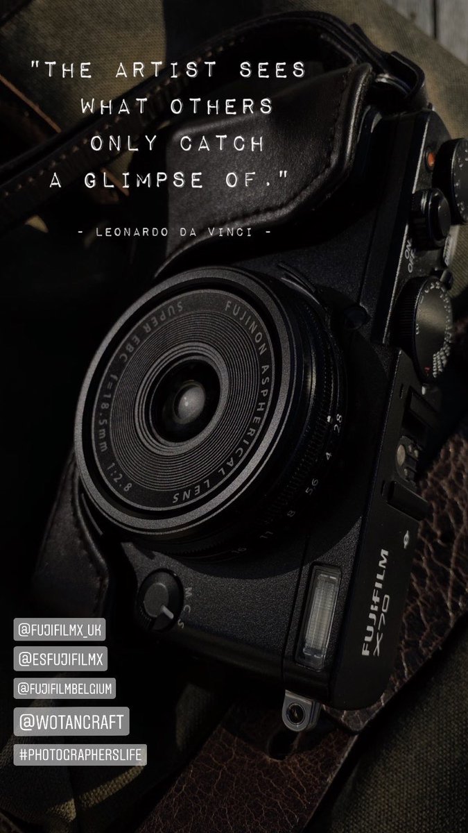 HadleyStudio's tweet photo. An early Sunday morning piece of inspiration to start the day on a good beat / #photographer  #wotancraft #fujifilm_xseries #inspiration https://t.co/wHmX7lQOds