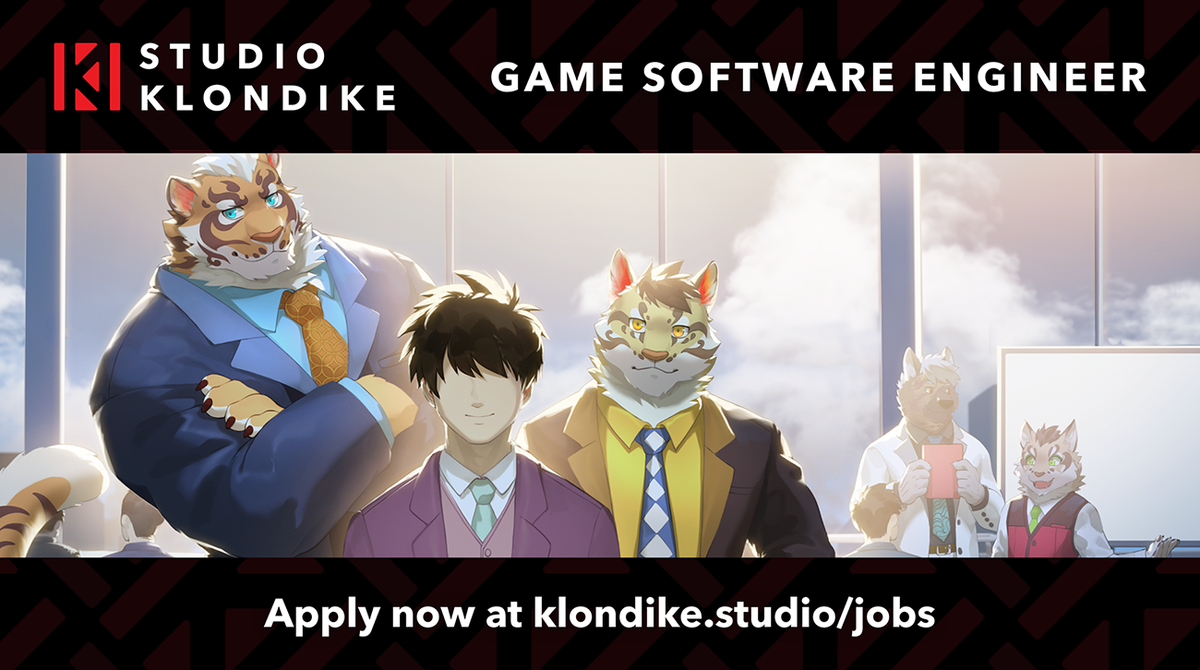 NekojishiTW's tweet photo. We're hiring! We're looking for a talented game software engineer to join our growing development team. #StudioKlondike #Nekojishi #LinAndPartners #Astatos
Interested in applying? Check out the details and link to apply here: https://t.co/KWsbvRaIzf https://t.co/AEDxjv5txH