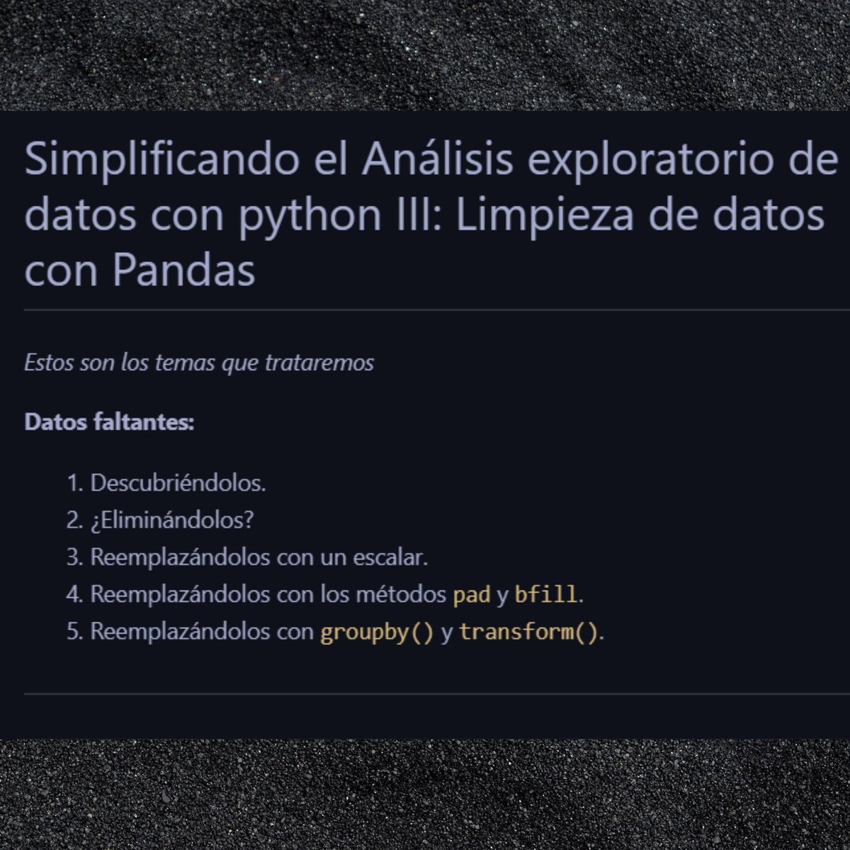 simples_datos's tweet photo. Preparando el siguiente video
#SimplificandoDatos https://t.co/p84fEeBu7d
