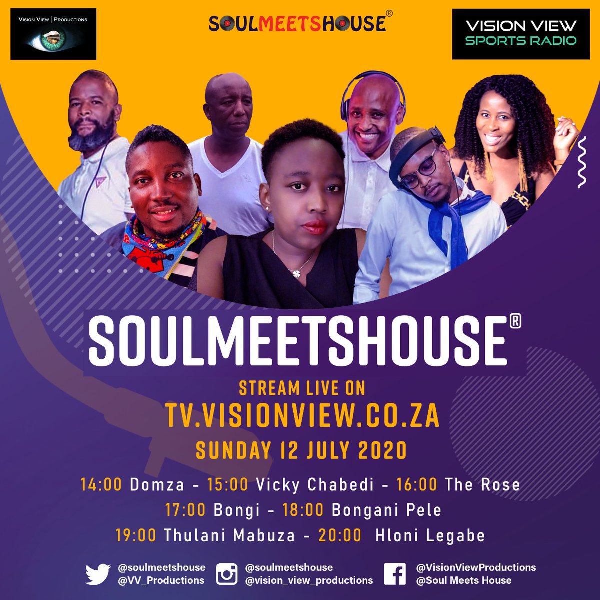 SoulMeetsHouse's tweet photo. We are back with beautiful mature music. Join us on from 2pm 

Stream LIVE on https://t.co/WV34pxaFJt 

#SoulMeetsHouse 
#Sunday #sundayfunday  #lockdown #stayhome #soul #soulmusic #rnb #A31Members #OnlineMusic  #rnbmusic #housemusic  #level3lockdown #sundayvibes https://t.co/MIoYqZWm5e