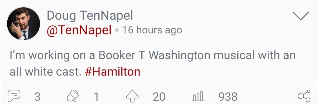 Doug on Parler with some racist trolling.