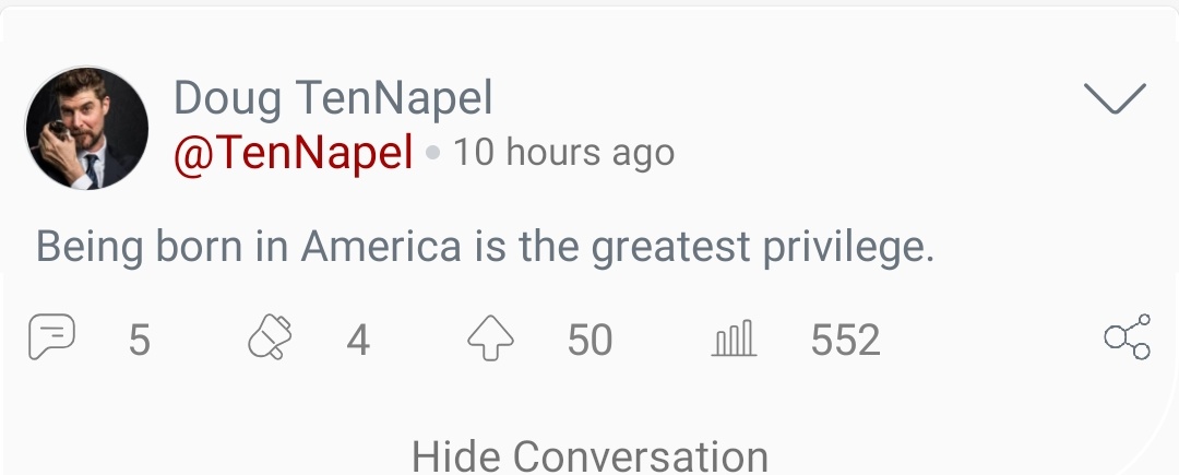 And Doug on Parler with some good old fashioned American Nationalism (that is often said by racists/antisemitic idiots.