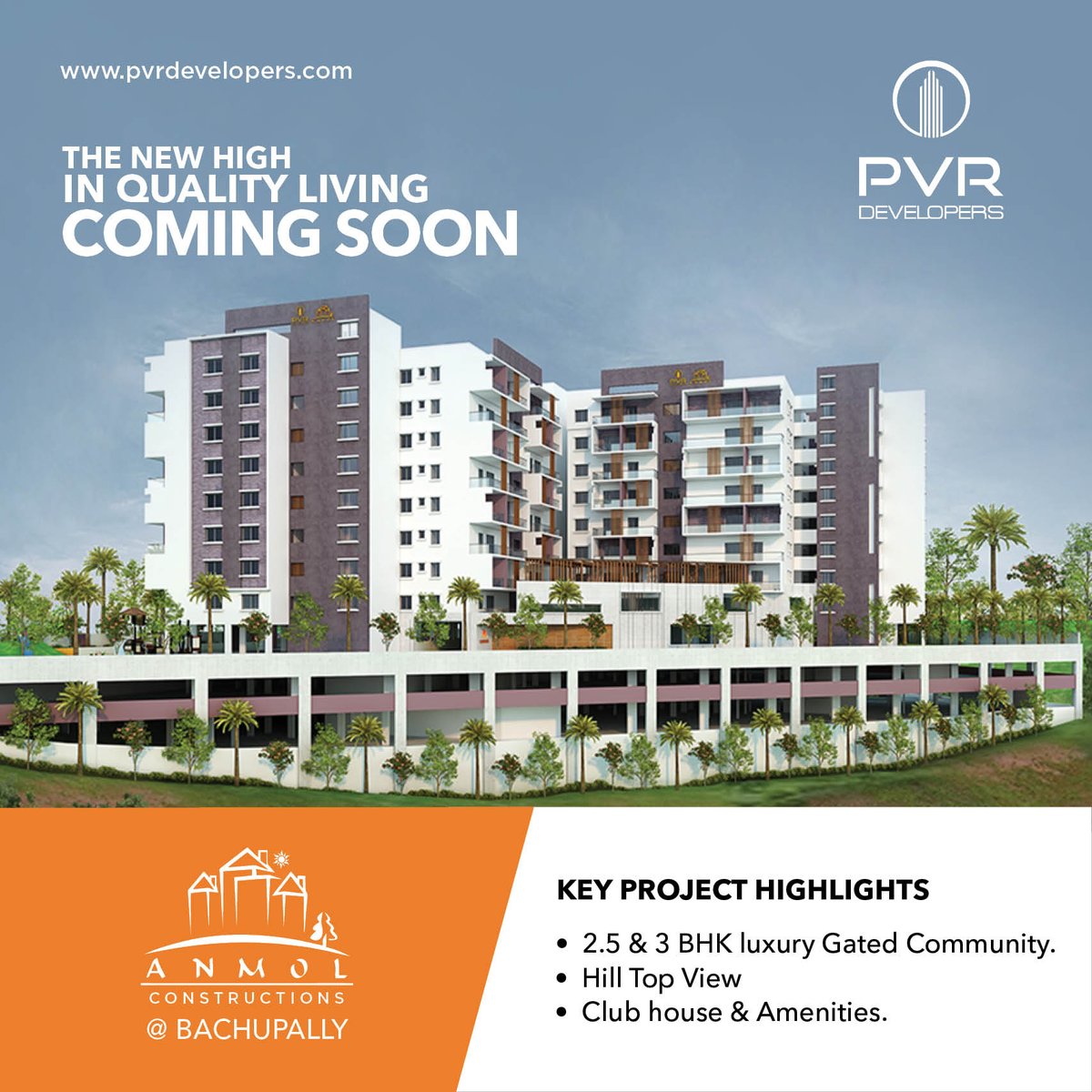 purusho47177210's tweet image. PVR Anmol - The New High in Quality Living. Coming soon at Bachupally. To know more about Project, Call ✆ 7680 88 99 84/77
#PVRDevelopers #PVR #Anmol #PVRAnmol #homebuying #Bachupally  #Apartments #Flats #ComingSoon #Hyderabad #realestateexpert #firsttimehomebuyer #homeownership