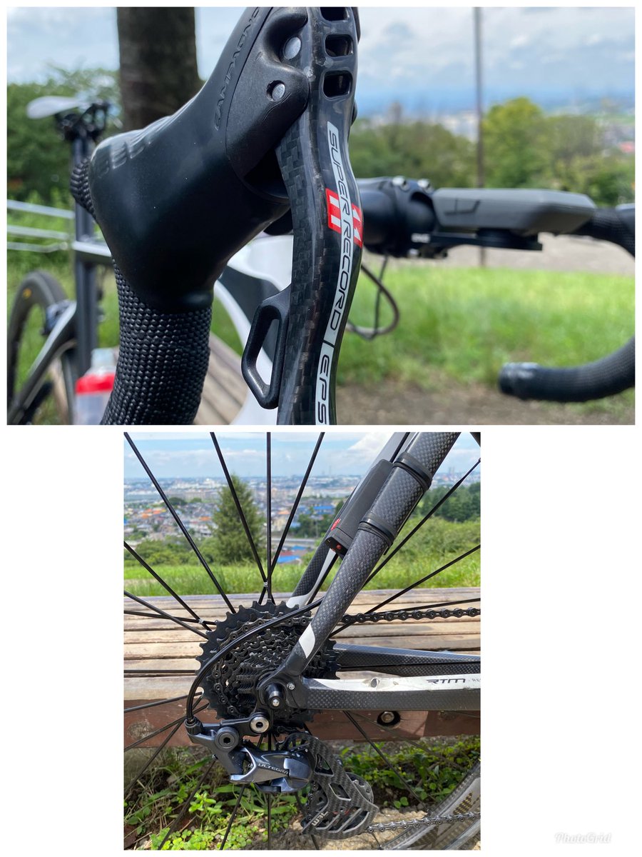 ihabfat's tweet photo. シマニョーロエックスラム 12speed無線電動変速システム試運転成功👌
#campagnoloeps #xshifter #srametapaxs #12speed #shimanodi2 https://t.co/wgKA2Tehda