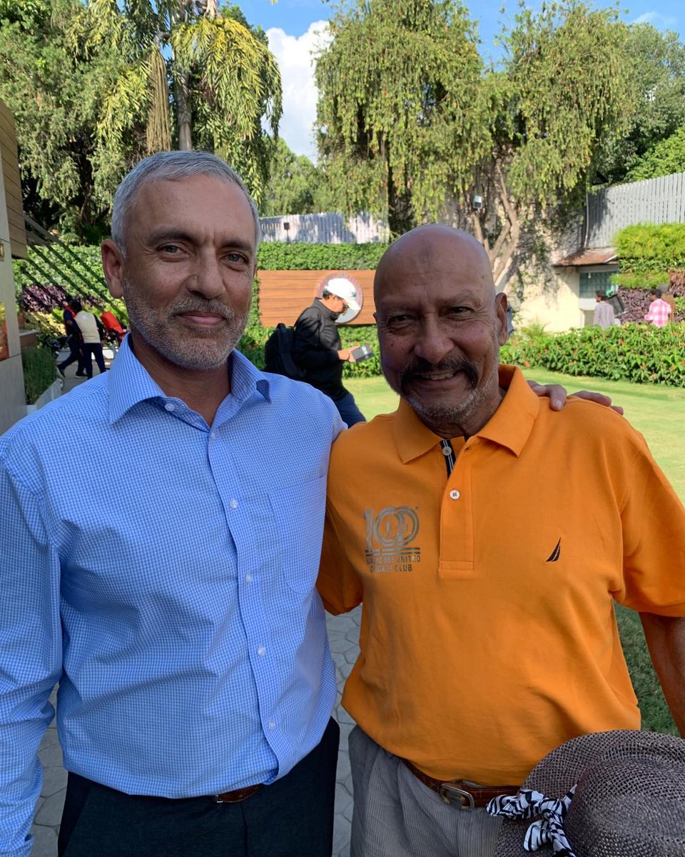 With the 1983 Cricket World Cup legend, Syed Kirmani at KGA, Bengaluru.
#KGA #Bengaluru