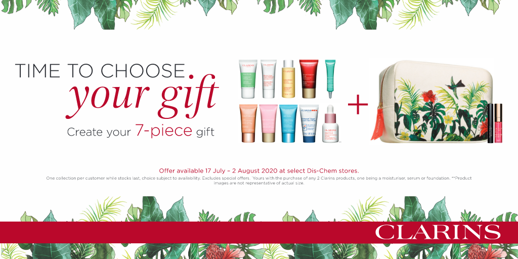 DisChem on Twitter "Spoil your skin with the Clarins Time To Choose 7