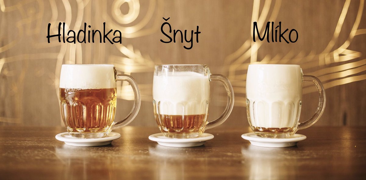 czech_daily's tweet photo. It will be hot sunday today. ☀️ Here is three types of beer related to their foam proportion. Na zdravi! 🍻
For more info: https://t.co/8k0SZvmlBx
#pivo #beer #sunday #czechrepublic #czechia #enjoy #hladinka #snyt #mliko https://t.co/T08bns34po