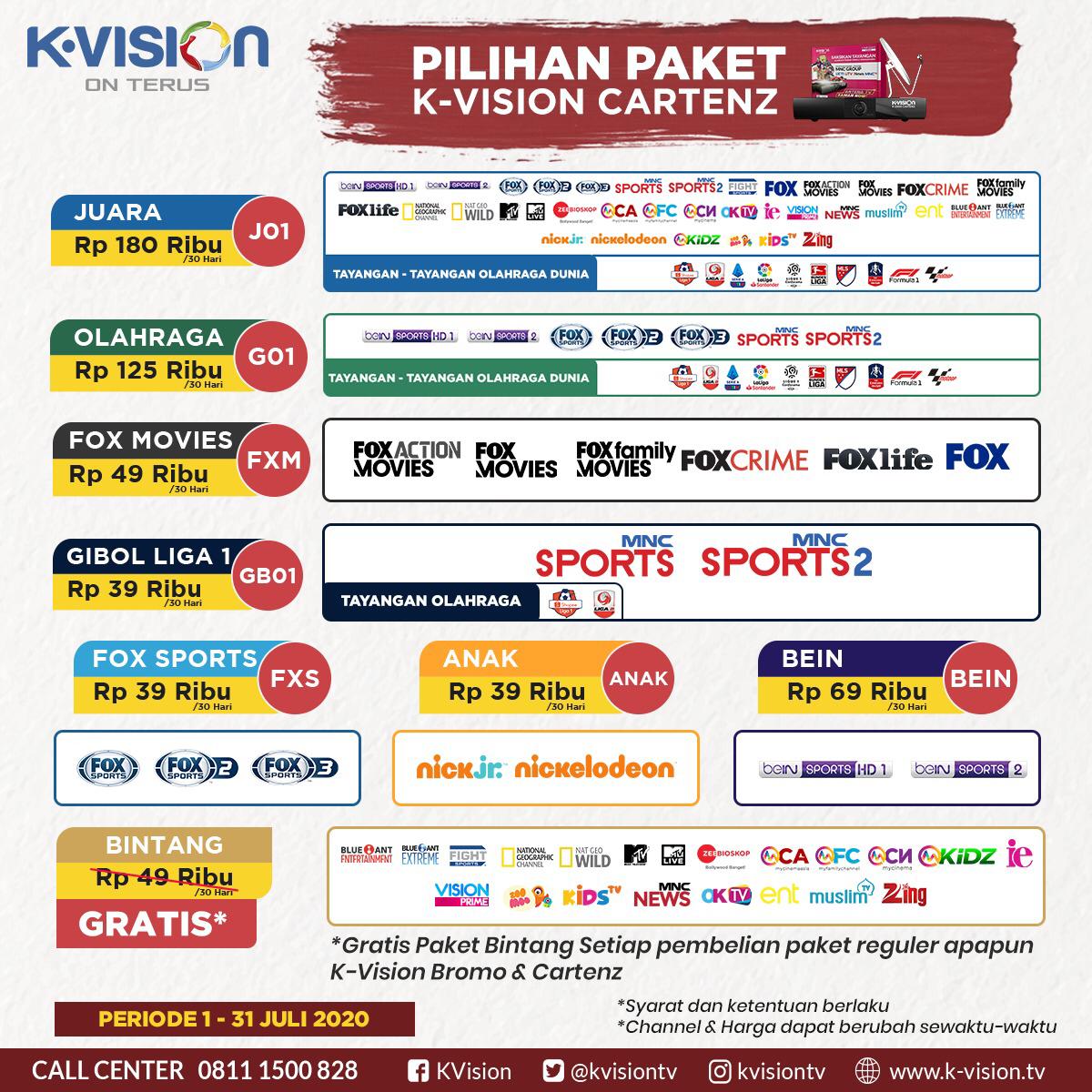 kvisiontv's tweet photo. Kalau kamu ketinggalan tayangan seru di channel-channel MNC Group, kamu tetep bisa nonton keseruannya di channel Vision Prime! 😍

Aktifin paket apapun dan dapetin GRATIS Paket Bintang buat nonton Vision Prime, hanya di K-Vision On Terus!

#KVision #KVisionOnTerus #VisionPrime https://t.co/rsazkgWdsY