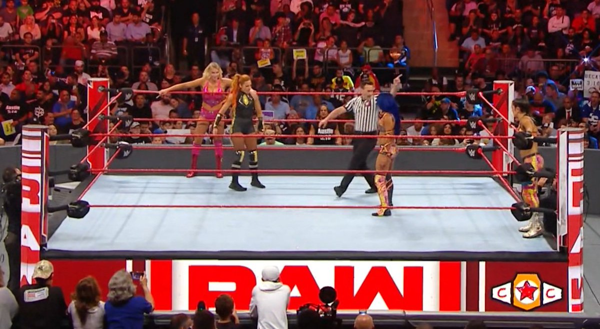 RAW: September 9, 2019Charlotte & Becky Lynch vs Sasha Banks & Bayley