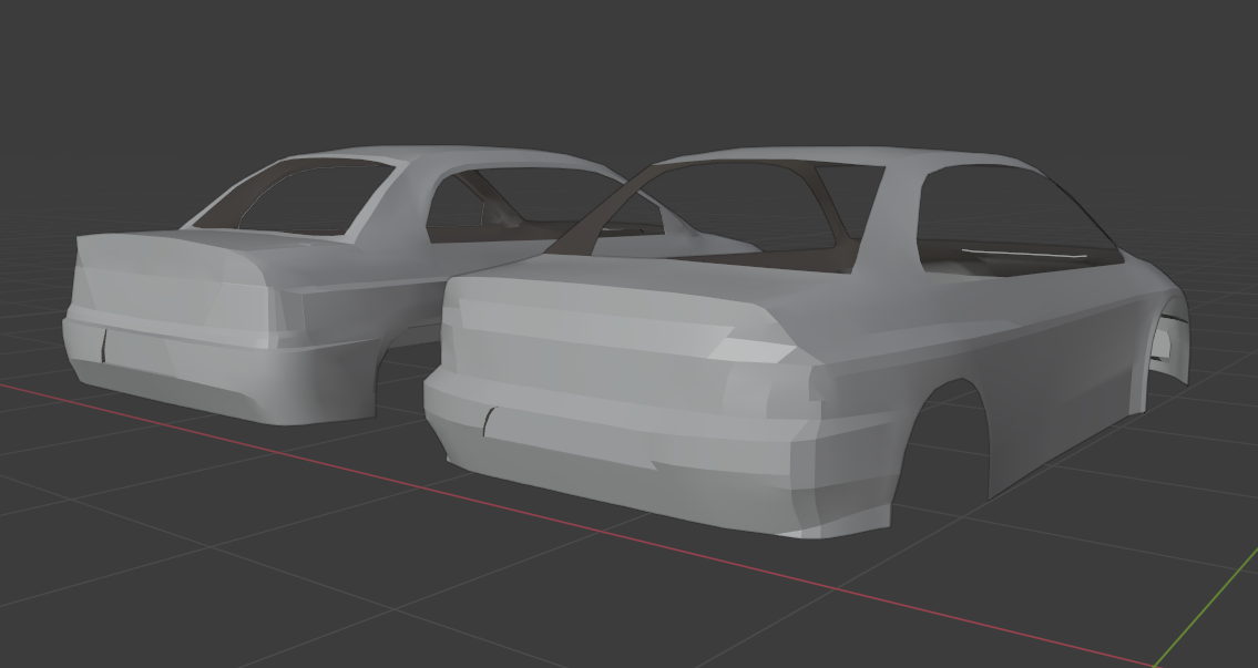 HanBuilds's tweet photo. Smooth shaded version of Evo V1 and V2. #RobloxDev #Roblox #Blender3D https://t.co/EC6JFtxO6o