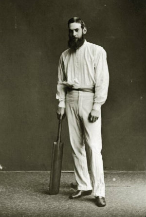 On this day, 1876, at Grimsby, WG Grace scored 400 not out against a 22-member team at Grimsby (all 22 took field).+