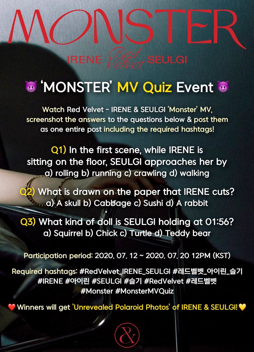 RV_DoubleS's tweet photo. But the one holding a teddy bear in 1:56 is Irene
Go #WatchMonsterNOW intern!!!
😒 @RVsmtown https://t.co/jDDb67O1ka