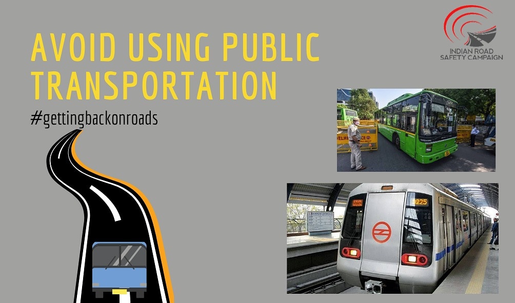 IRSC_Solve's tweet photo. Avoid using public transportation after the lock down. Prefer using own mode of transportation or private taxis. If you feel that it's necessary to take public transport, then please carry a bottle of sanitizer and wear your masks.

#Gettingbackonroad #roadsafety #safetyfirst https://t.co/gmzXcnzfR2