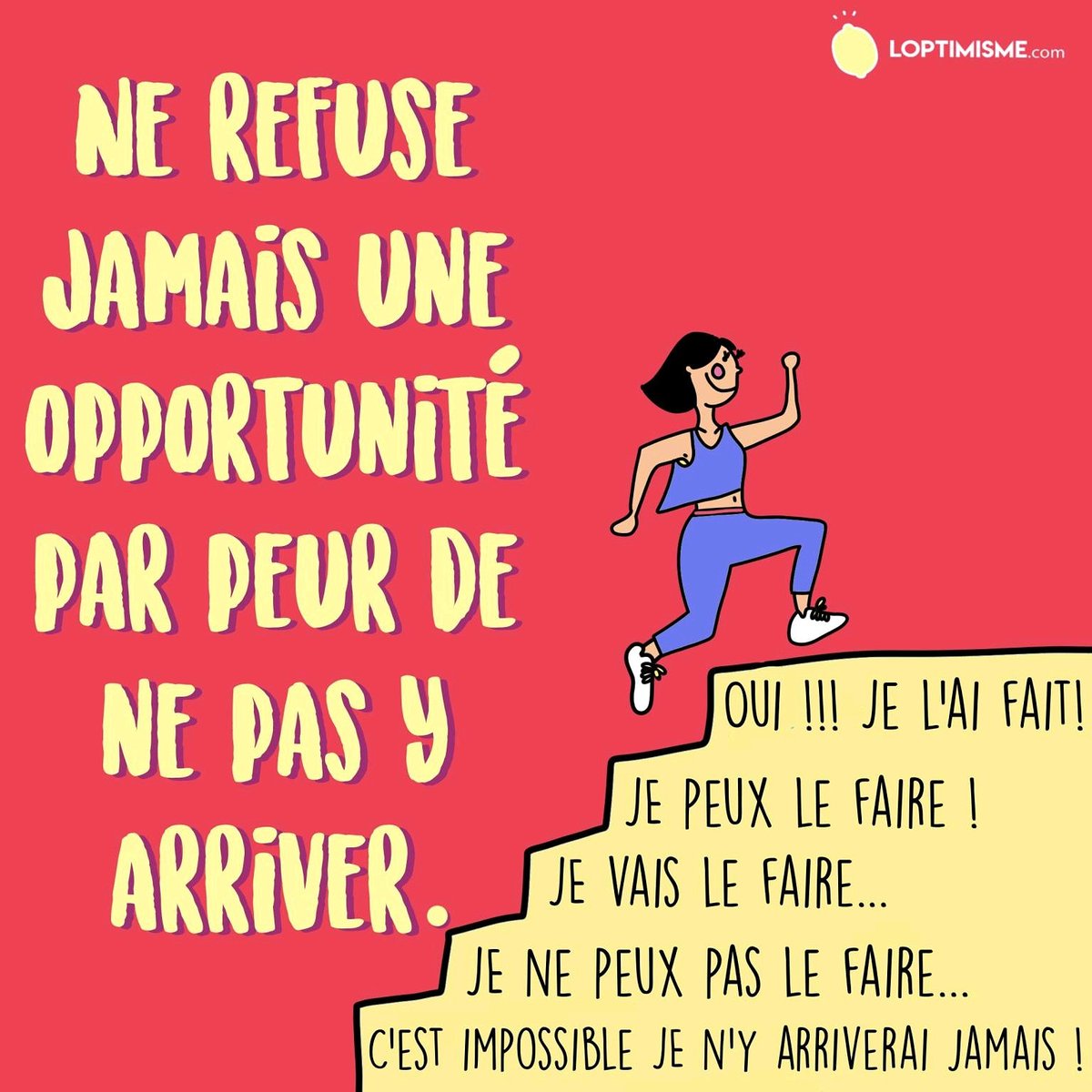 Dépasser ses peurs, c'est oser être soi même. Bon dimanche à tous !
😊