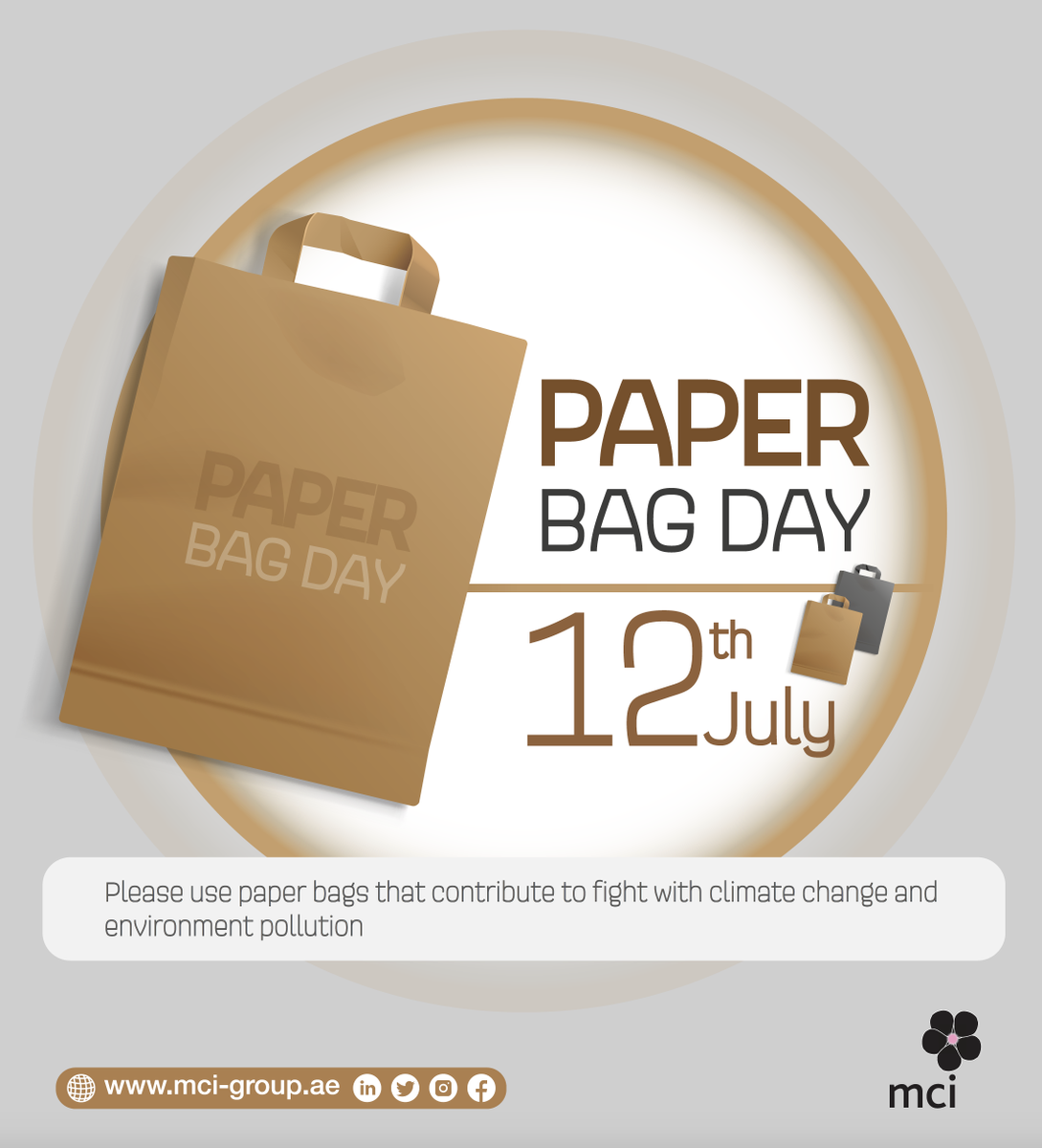MCIMENAOfficial's tweet photo. Let’s Switch to Paper Bags!
#PaperBagDay #PaperBagDay2020 #SwitchtoPaperBags #GoGreen #SaveEnvironment #MakeAdifference #MCIME #MCIDXB #MCIGroup https://t.co/3ruBKfm04r