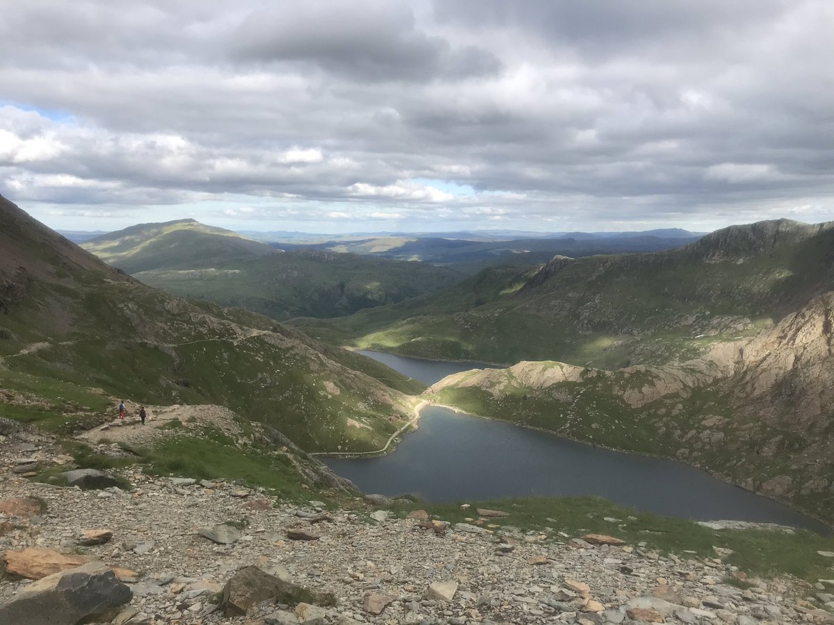 cezshort86's tweet photo. Finally allowed back up the mountains, and I literally couldn’t have been up the top with anyone more precious than these two! Took them up the more difficult route and they smashed it! #snowdon #minerstrack #snowdonia #northwales #wearebackopen https://t.co/Z3LVxt7v0U