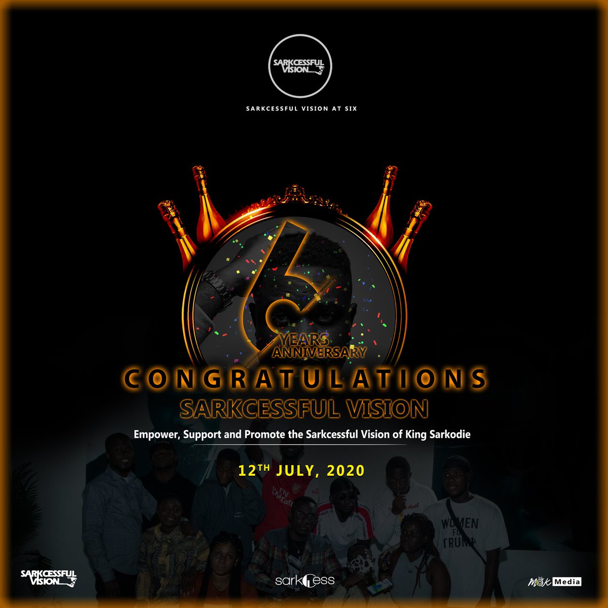 KwakuMingor3's tweet photo. Herrrrrrh We have come a long way me sef edey shock me 😂😂✊. Join us celebrate this great day by hash tagging and Commenting #Sarkcessfulvisionat6 and stand a chance to win yaself some credit 🔥🔥🔥🙌. 

Follow for more updates yh. 

 @sarkodie 
@Sarkcessvision 
@ebenezer_slim https://t.co/B7v4IrOj9V