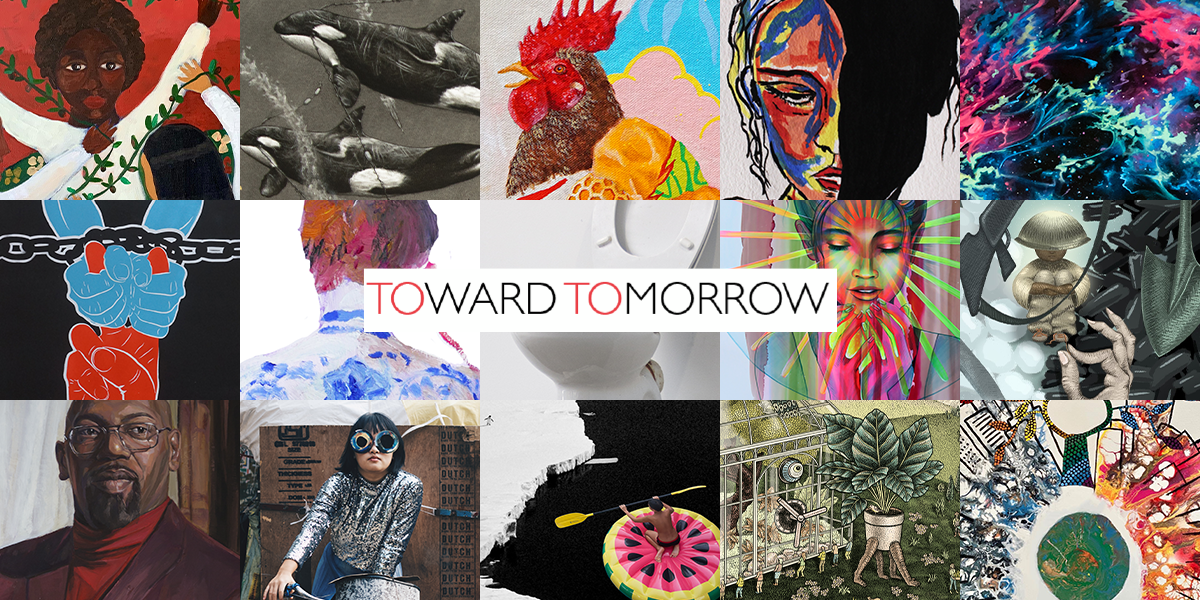 lavazzagroup's tweet photo. The #TOwardTOmorrow contest, developed with @JuxtapozMag, has ended and has engaged many artists around the world in a unique challenge: to create pieces inspired by the 17 #SDGs #2030Agenda, using art as a bridge to generate support for their causes. #TheNewHumanity https://t.co/Pchr27Ib5h