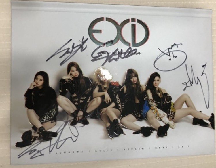 EXID SIGNED ALBUM3,550