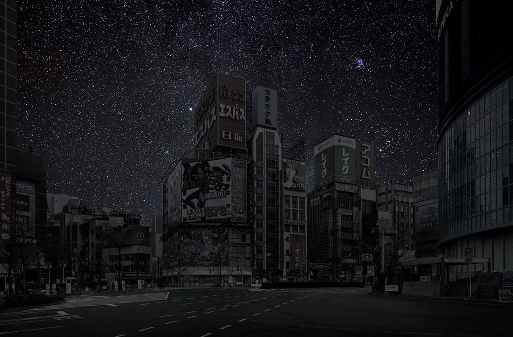 À quoi ressembleraient Paris / Rio de Janeiro / San Francisco / Tokyo  si elles n’étaient éclairées que par les étoiles ? Sublime projet « Villes éteintes » de Thierry Cohen