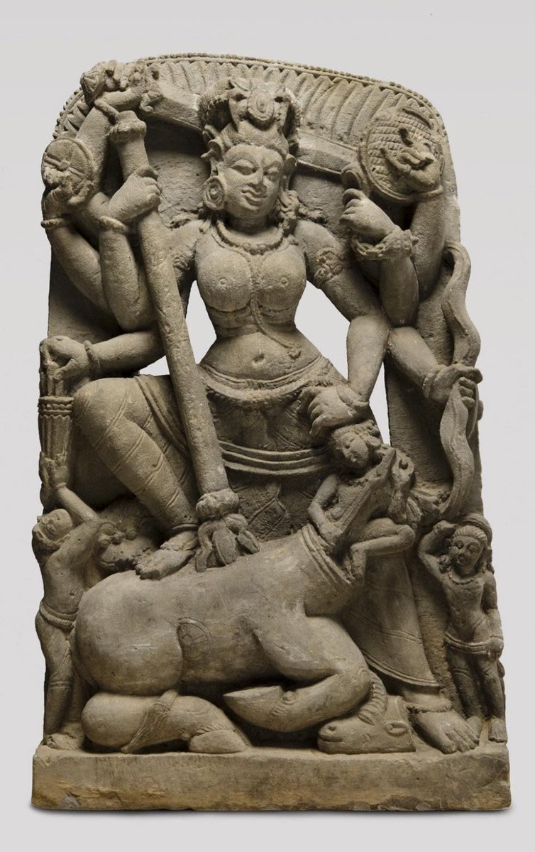 Found in UP, 8th century sculpture.