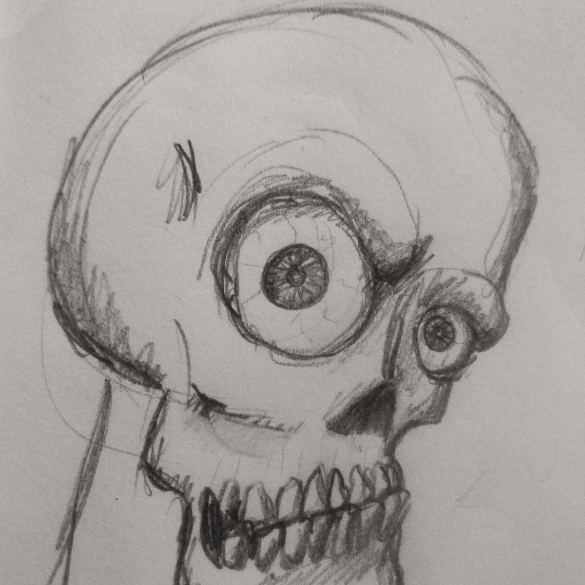 Skoopsy_'s tweet photo. "u done wot?"

#skull #sketchbook #heads #drawing #draweveryday #sketcheveryday #pebcilsketch #skulls #ghouls #ghoul https://t.co/xatrURc8X3
