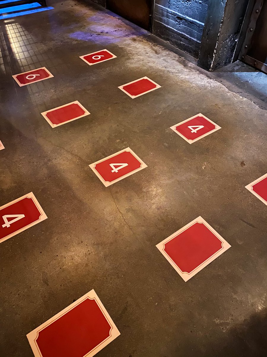 DLPReport's tweet photo. At Tower of Terror, the Library is not in use and several rows are blocked off in each elevator: https://t.co/5yhFzp68vT