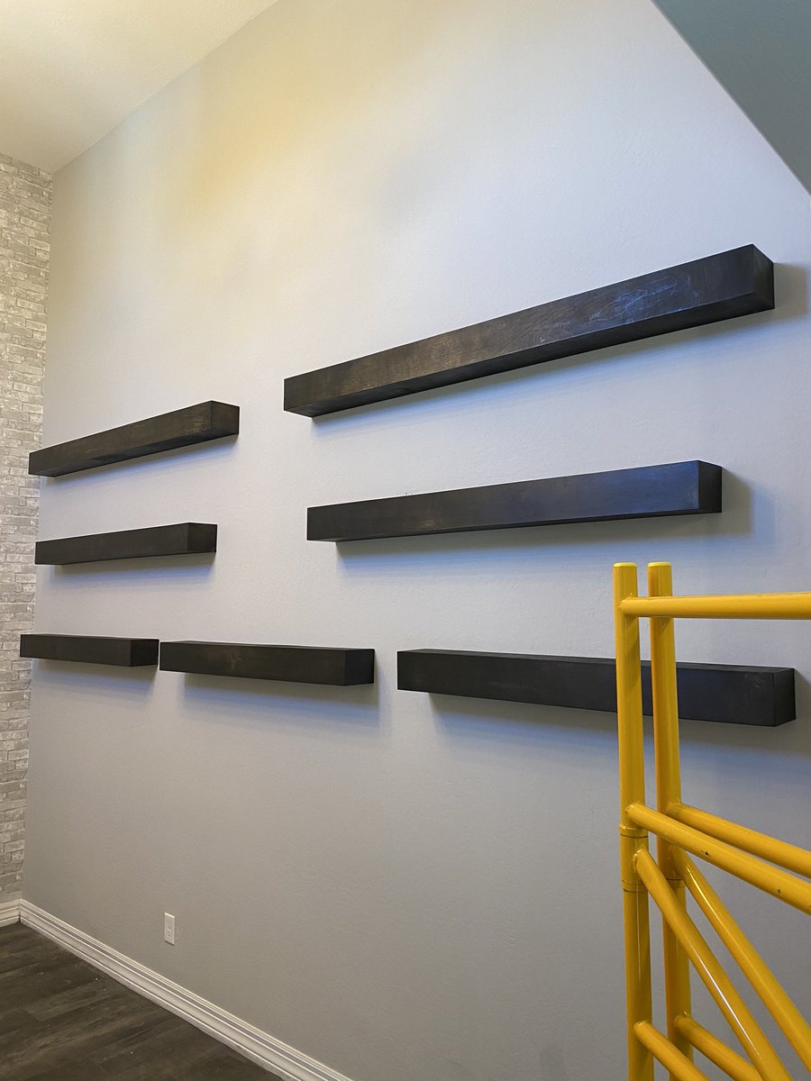 tlconstructors's tweet image. #finishcarpentry #floatingshelves