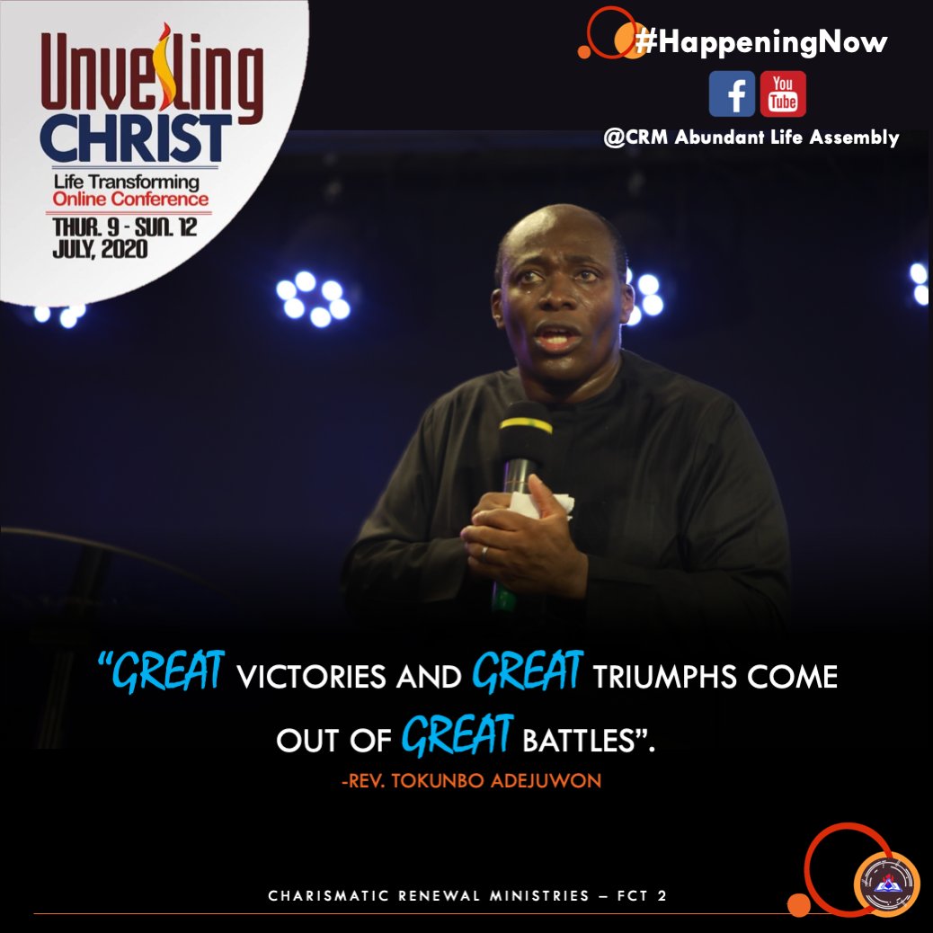 vinciquestblog's tweet photo. 2nd Service... More talking points from today's experience at #UnveilingChrist. • Ministering - Rev. Tokumbo Adejuwon • Streaming live now on our Facebook and YouTube Pages. Tune In. #TalkingPoints #UnveilingChrist #Day4 #Session6 #CRMALA #SharingIsCaring #Church
#FocusOnTacha https://t.co/BBGz4zUvgS