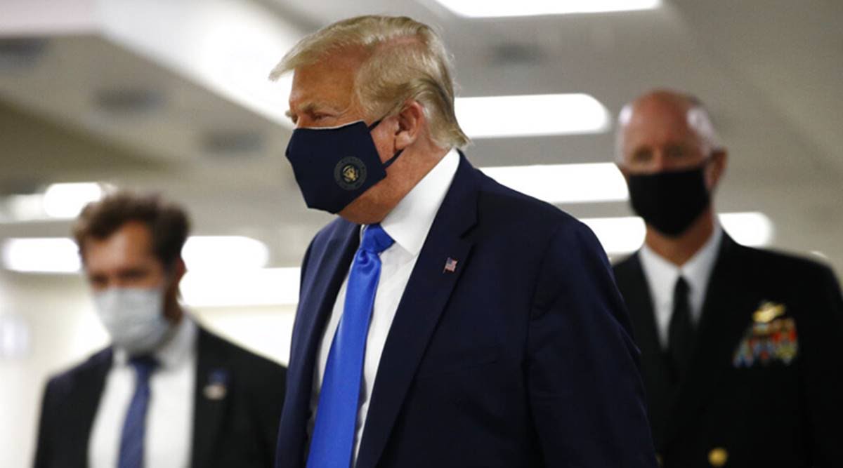 Wuhuuuuu, die ganzen #AntiMask Jünger und Trumpfänis sind wohl grade ins elend gestürzt, ihr hocherhabener trägt jetzt auch diese phösen Masken🤪