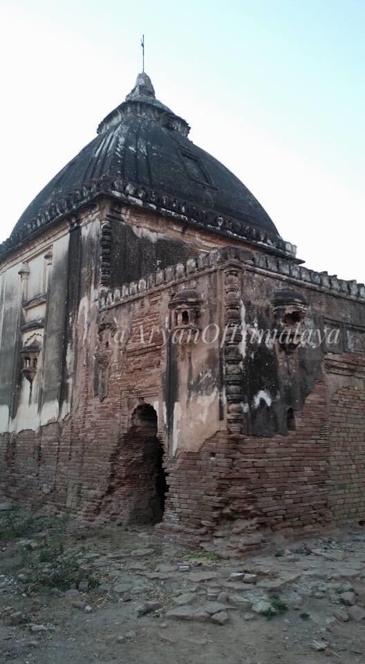 53•An Old Hindu temple at Pind dadan khan, jhelum,  #Pakistan.Now being used for cattle yard by villager!