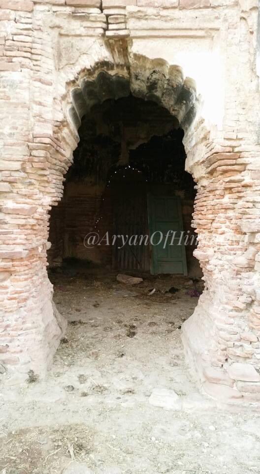 53•An Old Hindu temple at Pind dadan khan, jhelum,  #Pakistan.Now being used for cattle yard by villager!