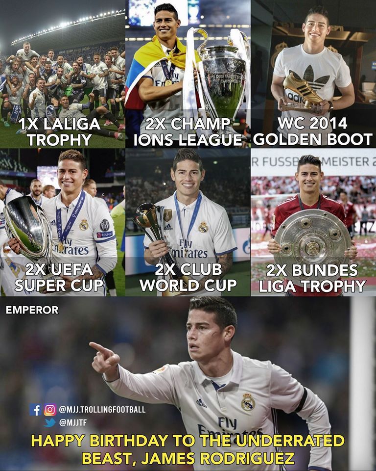 Happy Birthday James Rodriguez!  