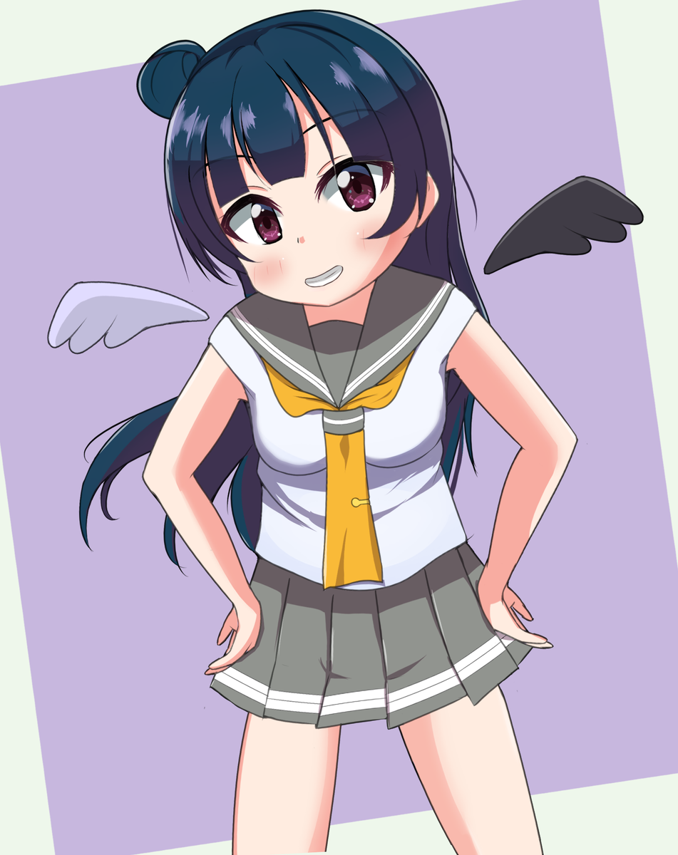津島善子 「善子ちゃん大好きおめでとう
#津島善子生誕祭2020 」|おるす🀄のイラスト